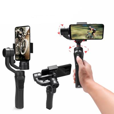 China 2021 New Design Mobile Phone Live Stream Vlogging Smartphone Gimbal Stabilizer Selfie Stick 3 Axis Gimbal Automatic Smart Shooting Stabilizer for sale