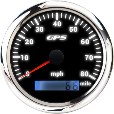 China Wholesale White And Black Custom Gps Tachometer Car Speed ​​Detector 85Mm For Warranty for sale