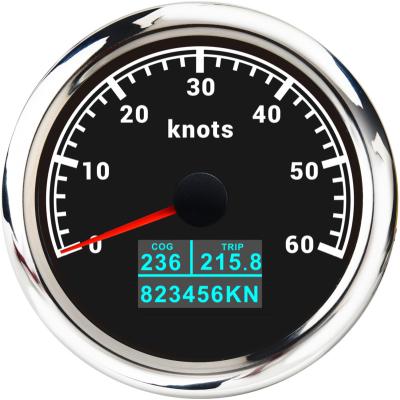 China Waterproof Speed ​​Yacht Boat 3 IN 1 Tachometer Short Mileage Adjustable GPS Speedometer for sale