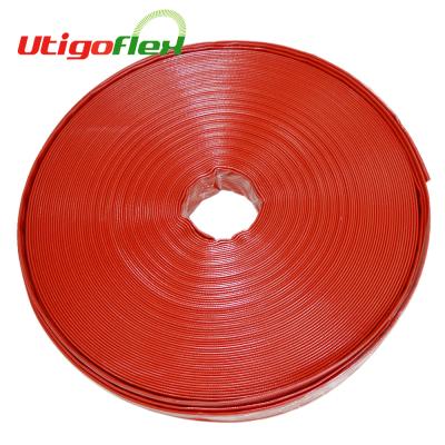 China Discharge Manufacturing Layflat Hose Water Pipe PVC Layflat Liquid Flexible Discharge Hose for sale