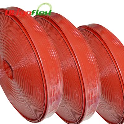 China Liquid Layflat Water Hose Discharge Layflat Irrigation Discharge Hose Agriculture Water Supply Hose Flat Hose for sale