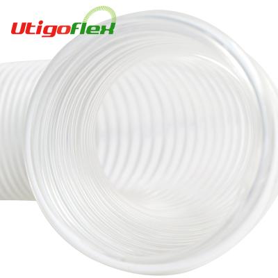 China High Flexible And Non-Odor High Transparent PVC Coated Steel Wire Hose for sale