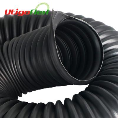 China Heat Resistant Heat Resistant Santoprene Flexible Hose With Steel Wire Helix for sale