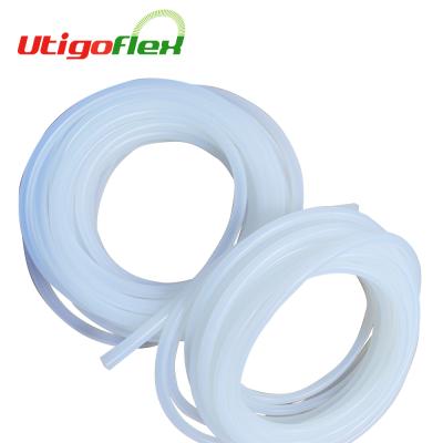 China Heat Resistant Transparent Silicone Rubber Tube Flexible Hose Silicone Raw Materials Soft Silicone Tubing Hose for sale