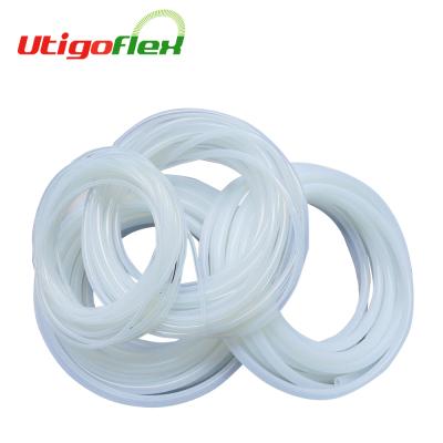 China Clear Soft Transparent Silicone Tubing Rubber Silicone Tubing Elastic Silicone Raw Materials Silicone Extruded Hose for sale