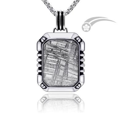 China Engine Power Meteorite Pendant Mens Stainless Steel Pendant  18*25mm for sale