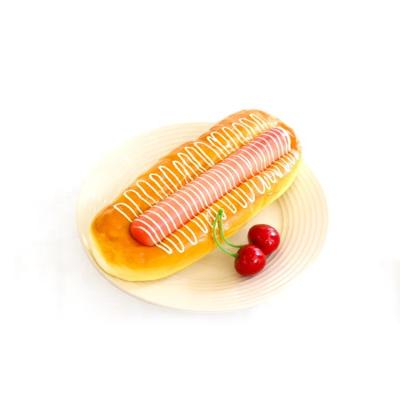 China Simulation cute durable food slow rebound simulated sausage bread other hobby toy for wedding decoration for sale