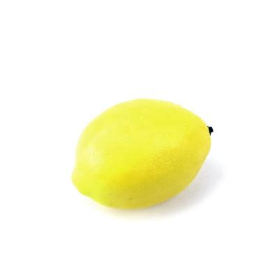 China Wholesale cute craft simulation fruit yellow lemon other hobby toy for wedding decoration in window display for sale