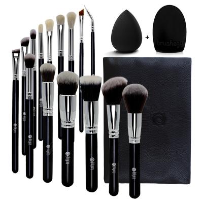 China Angular Blush Manufacturer Luxury Professional Vegan Logo Label Makeup Brush Set Private Custom Wholesale High Quality Makeup Brush Set from FEIYAN for sale