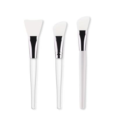 China Wholesale Flat Brush Makeup Tools Soft Head Brush For Simple Face Mask DIY Silicone Face Mask Customized Brush With Logo for sale