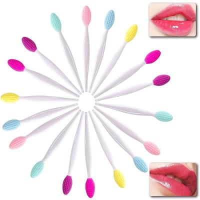 China Wholesale Multifunctional Multi Functional Double Side Nose Blackhead Remove Cleansing Brush Silicone Private Label Exfoliating Lip Scrub Brush for sale