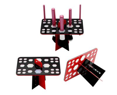 China Makeup Drying Brush 26 Holes Pcs Makeup Brush Set Drying Stand Holder for sale