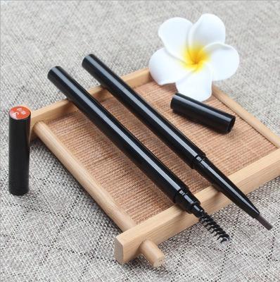 China Wholesale Custom Waterproof Double Head Makeup Private Label Automatic Waterproof Eyebrow Pencil for sale