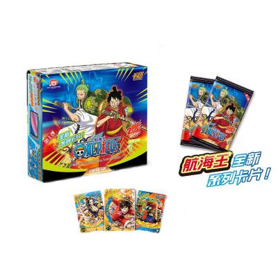 China Japanese Anime One Piece Collectible Kawaii Gifts Card Box Kids Toys Children's Birthday Gift Card Box Rare Game Collectibles Cards for sale