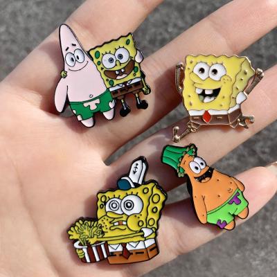 China Hard Enamel Pin Soft Lapel Pin Plated Anime Cartoon Pin Cheap Gifts Pin Button Badge Tin For Europe Metal Badges Cartoon for sale