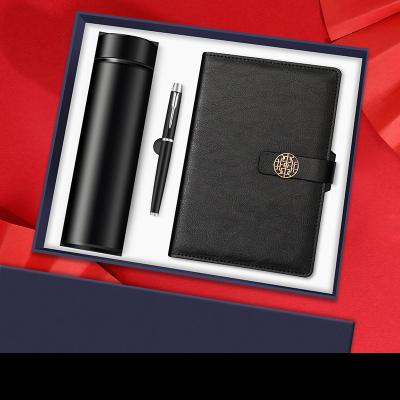 China Presentation Gift Set Custom Wholesale Corporate Business Men's Gift Box Set Luxury With Thermos And Notebook Pen for sale