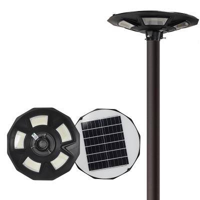 China Widely used in 20w 25w 30w 40w UFO Street Garden Park LED Post High Brightness Outdoor Roads Garden UFO Round Auxiliary Solar Outdoor Solar Motion Lights for sale