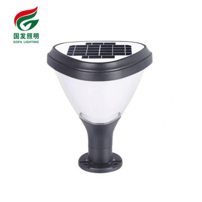 China Modern Popular Super Bright Outdoor PC Garden Standing Aluminum Base Pathway Led Lamp Post Waterproof Outdoor Garden Solar Pillar Lights for sale