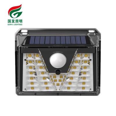 China 30 LED PIR Smart Solar Power Home Garden Wall Motion Sensor IP65 LED Waterproof Outdoor Solar Garden Light for sale