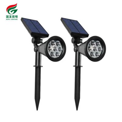 China Garden China OEM Manufactures Outdoor Led Garden Light Spot Light For Garden/Outdoor/Pathway/Walkway Use High Power Solar Spotlight for sale