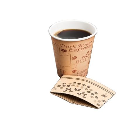 China Disposable Single Wall 16oz Paper Cup Sleeve And Lids for sale