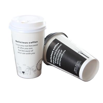 China White Paper Hot Sale 9oz Disposable Cheap Hot Drinks Disposable Custom Coffee Cups for sale