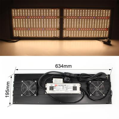 China Seed Starting Figolite 240W Samsung lm301h Mix 660nm IR Full Spectrum UV LED Grow Light Board With Fan Cooling for sale