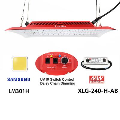 China Seed Starting USA Canada Free Shipping 240W Led Board 395nm Original Samsung lm301h Mix CreeXPE660nm 730nm UV Grow Light UV IR Switch Control for sale