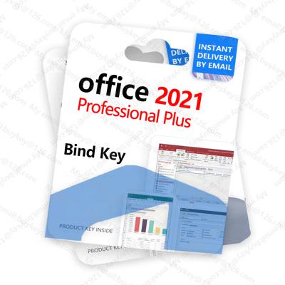 China office 2021 pro plus key bind key software activated and online office software office 2021 plus office software ms license key bind key professionals for sale