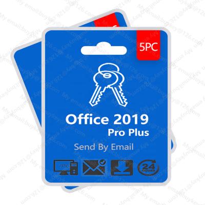 China 24/7 Office 2019 Professional Plus Key (PC 5) Online Office 2019 Professional Pro Key Genuine Original Lifetime Office Software for sale