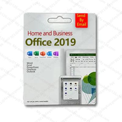 China Lifetime MS Office 2019 Home And Business Lifetime License Send By Email Office HB 2019 Keys For Mac for sale