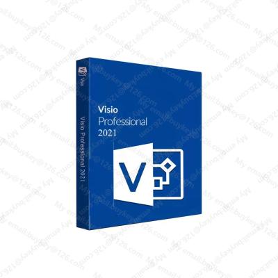 China visio 2021 professional online digital license 100% online visio 2021 pro activation send by email visio office pro 2019 digital key software for sale