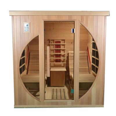 China High Quality Indoor Computer Control Panel Canada Hemlock Sauna Room Relax Infrared Sauna Room for sale