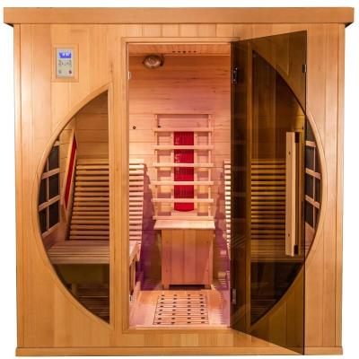 China Computer Control Panel Best Selling Pure Canadian Red Cedar Wooden Far Infrared Sauna Rooms / Dry Sauna Equipment / Sauna 2 Person for sale