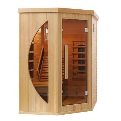 China Computer Control Panel Luxury Infrared Sauna Rooms Work Out Sauna With Relax Chair for sale