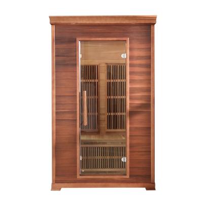 China 2022 hot sauna computer control panel home person steam infrared sauna portable sauna room for sale