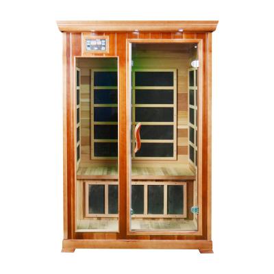 China Sauna Promotional Room Red Cedar Infrared Computer Control Panel Price Sauna Room for sale