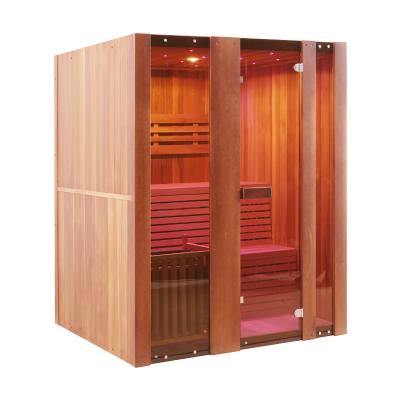 China Computer control panel wholesale price red cedar sauna room steam sauna room for sale