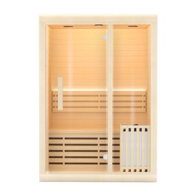 China Canadian Sauna Room Indoor Computer Control Panel Hemlock Steam Sauna Room for sale