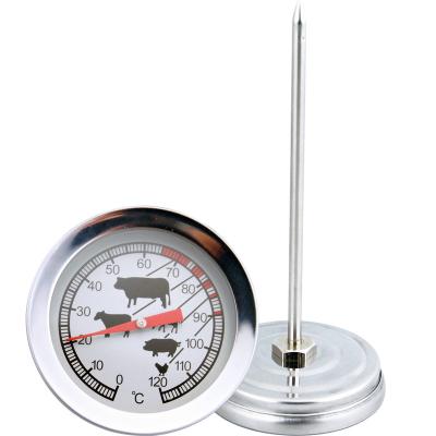 China Kitchen Thermometers GRILL Dial Stainless Steel Probe Home Kitchen Meat Food Thermometer for sale