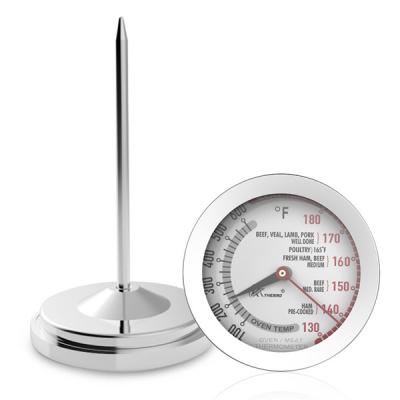 China Oven Cooking Stainless Steel Quick Read Dual Indicator Meat Thermometer for sale