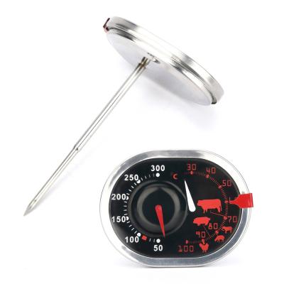 China Quick Bimetal Instant Food Temperature BBQ Dial Reading Measuring Meat Thermometer for sale