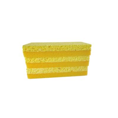 China Konjak Viable Clean Sponge Household Dish Wash Eco Friendly Kitchen Cleaning Sponge With Polyester Scrubbing Pad for sale