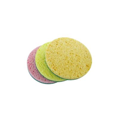 China Konjak Viable Clean Sponge Household Dish Wash Eco Friendly Kitchen Cleaning Sponge With Polyester Scrubbing Pad for sale