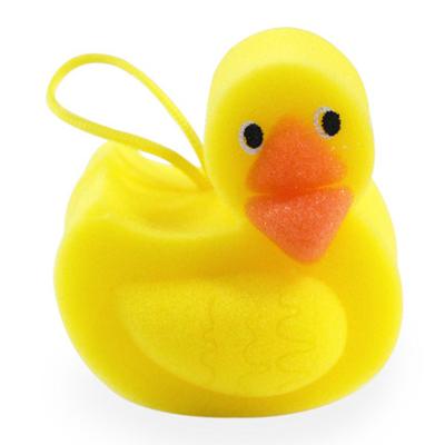 China Sustainable Cute Kids Duck Shape Bath Cleaning Magic Dish Wash Bath Beauty Make Up Makeup Sponge for sale