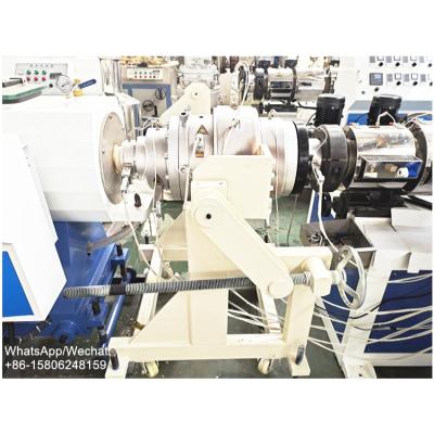 China PUFF PVC Plastic Pipe Twin Screw Extruder Machine for sale