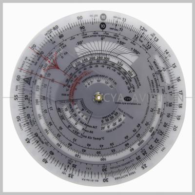 China Circular Flight Traning E6B Computer Rotating CYA AVIATION CR-3 Plastic Student Pilot Air Navigation Device for sale