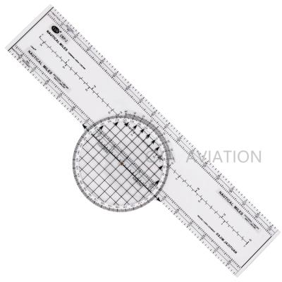 China Flight Training Cya Lexan Navigation Plastic Durable Rotating Plotter For Flight School Students #CRP-2 for sale