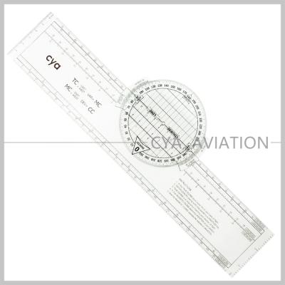 China Strong Plastic Plotter Nautical Miles Rotating Navigation Plotter Sectional Flight Training Pilot for Students for sale