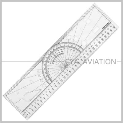 China Flight training cya brand pilots navigation chartplotter AR1601 nautical miles and kilometer Miles Aviation Ruler for sale